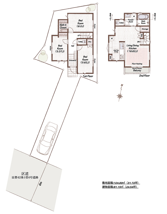 建築条件付売地 江戸川区上一色Ⅰ期 12号地
