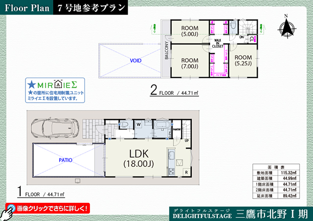 三鷹市北野Ⅰ期　７号地